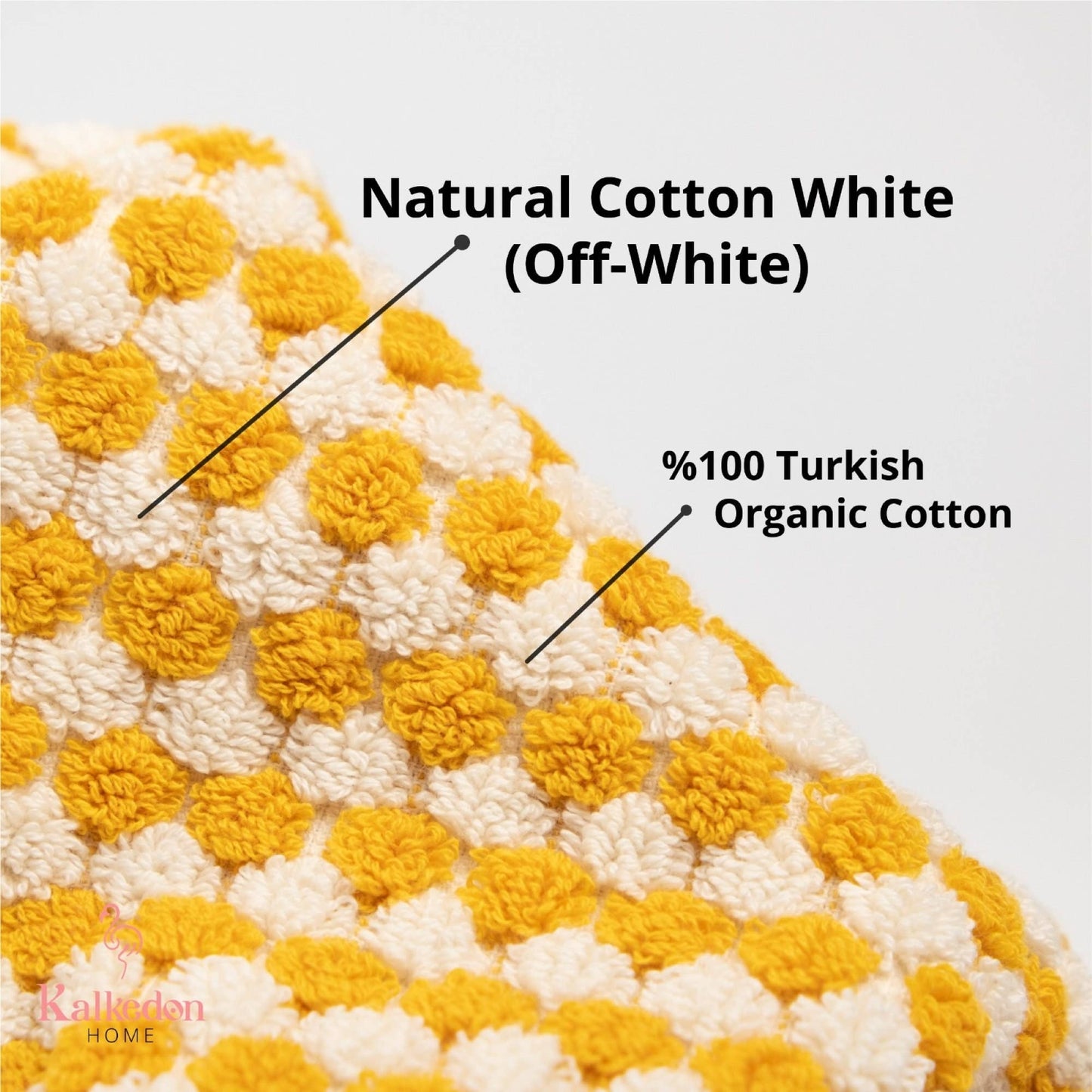 Pom Pom Bath Towel | Turkish Bath Towel | Handwoven Towel: Black / Bath Towel