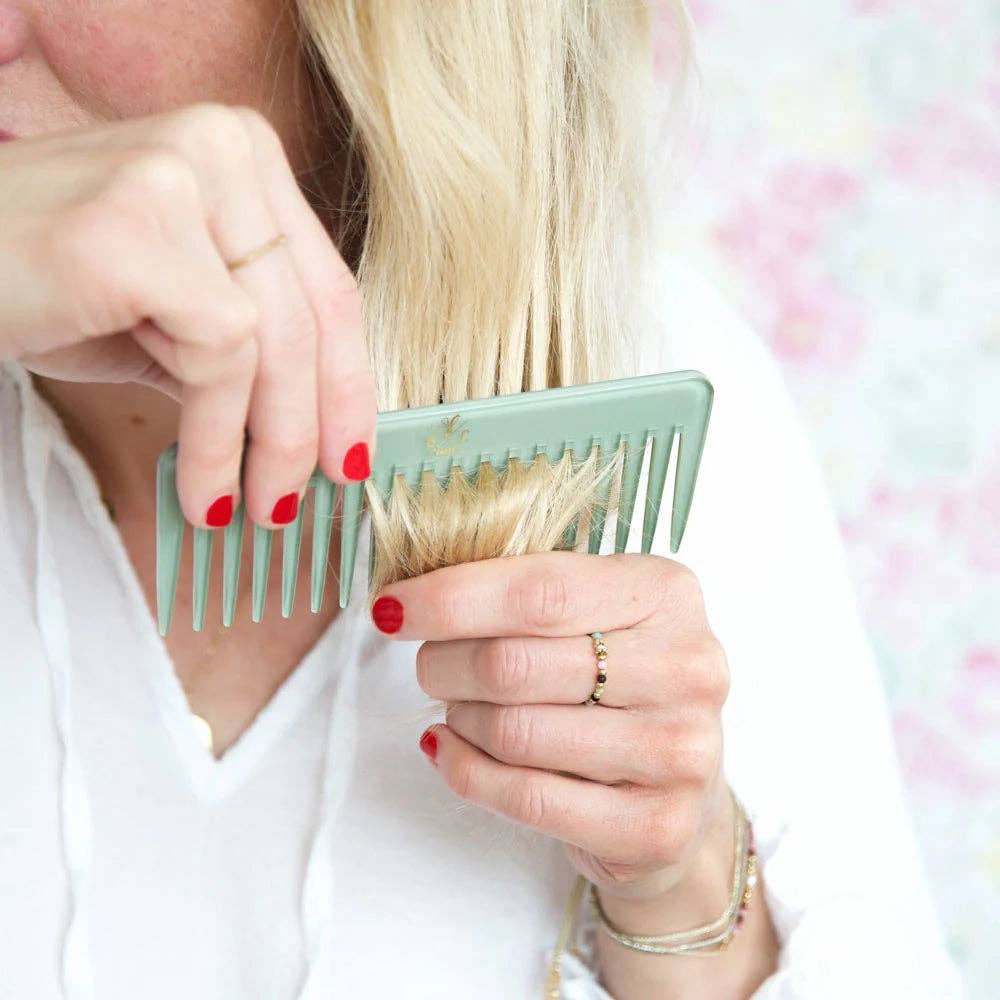 Opaline Hair Comb: Seafoam Green