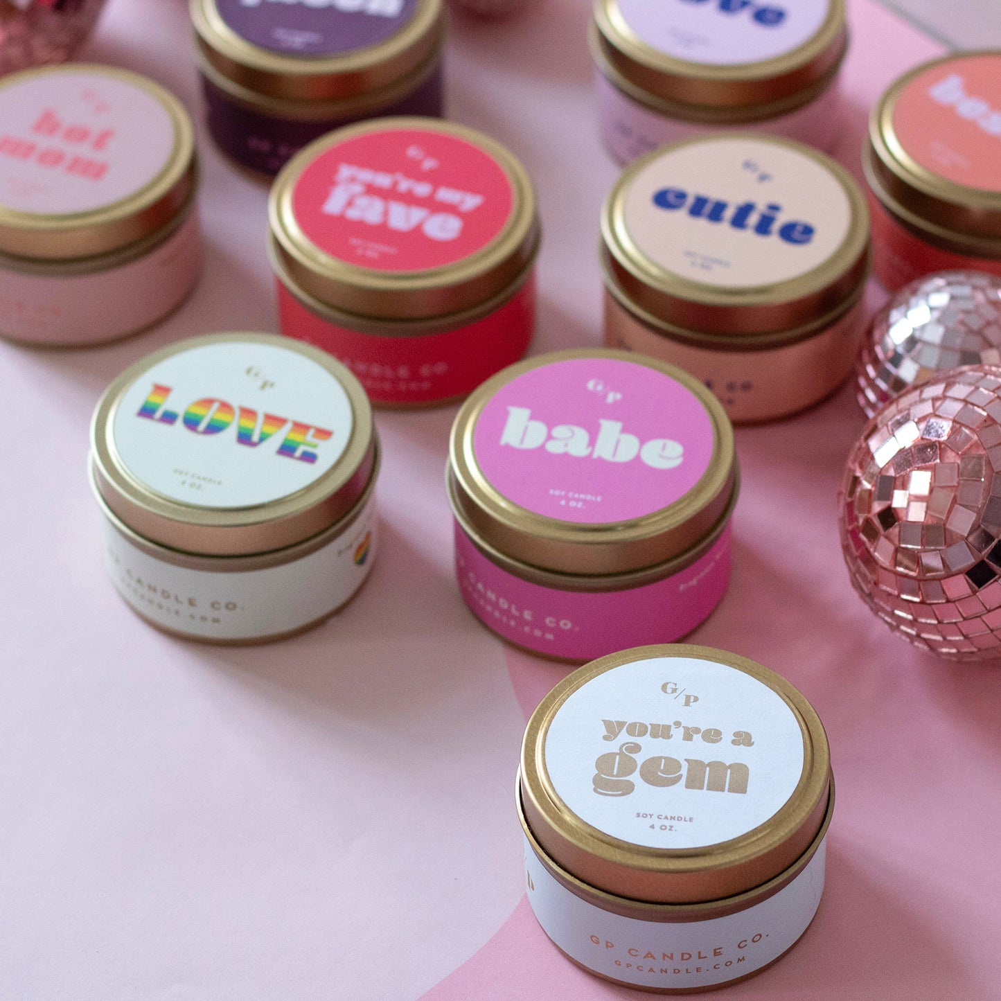 Love Pride 4 oz. Just Because Candle Tin